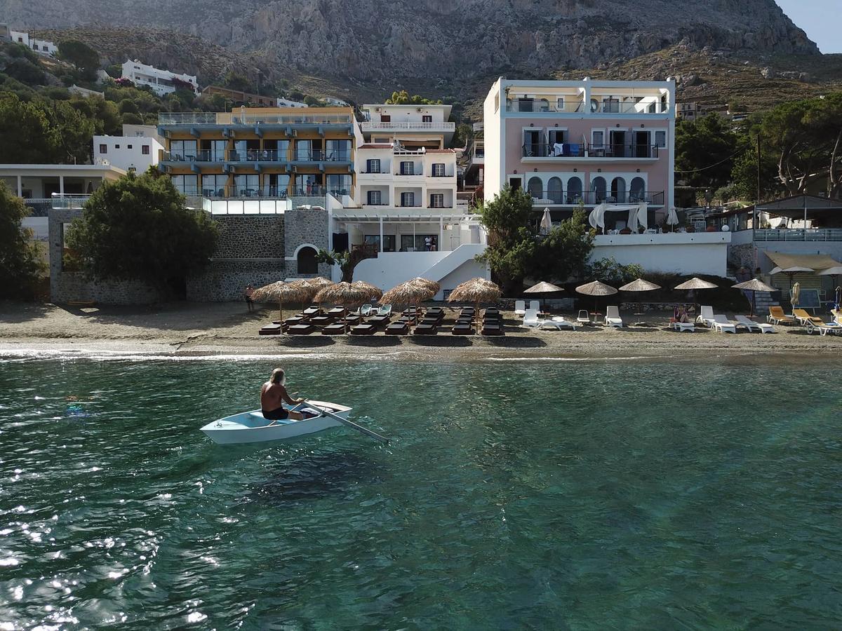 La Playa Boutique Apartments Myrties Bagian luar foto