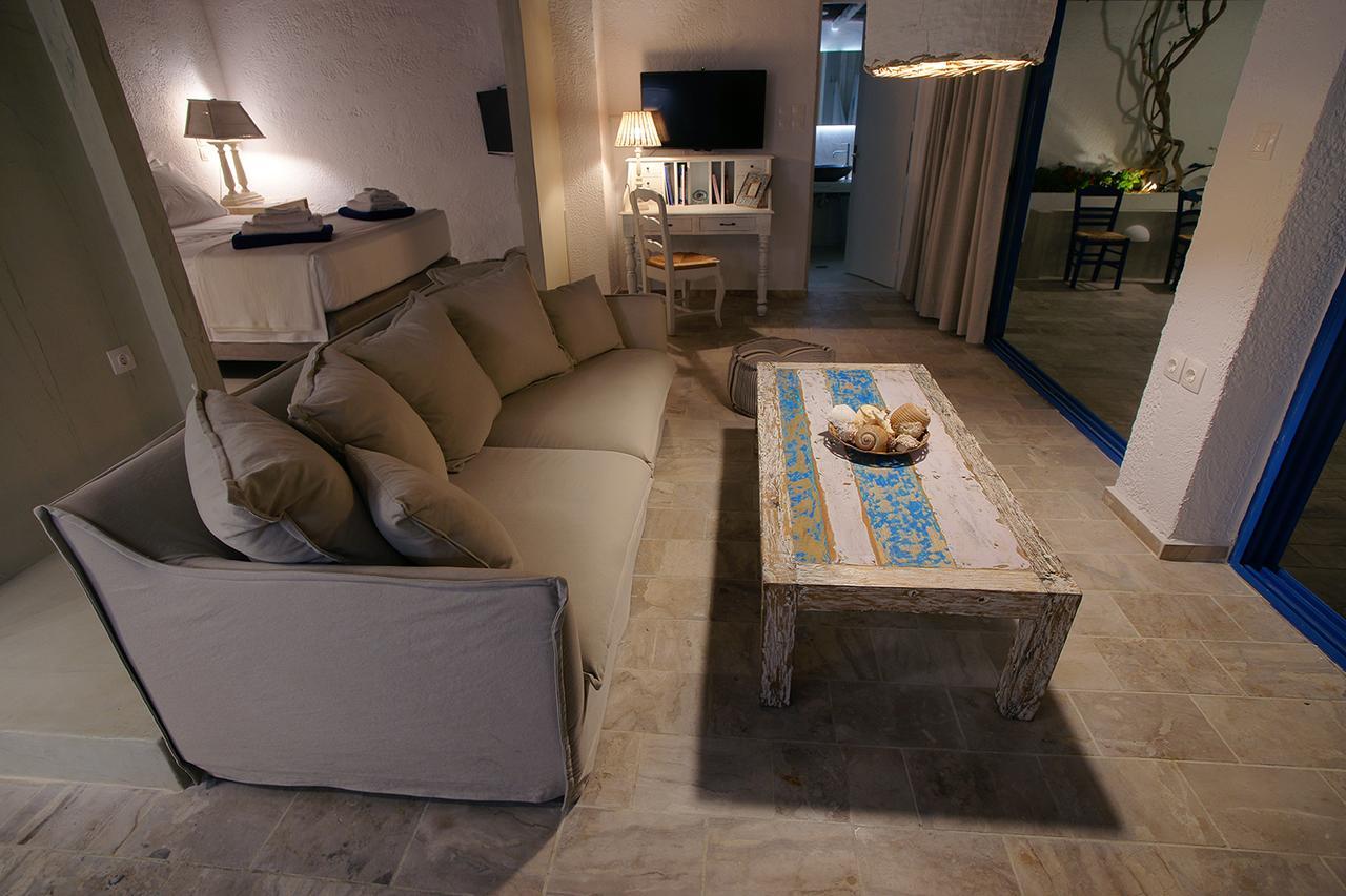 La Playa Boutique Apartments Myrties Bagian luar foto