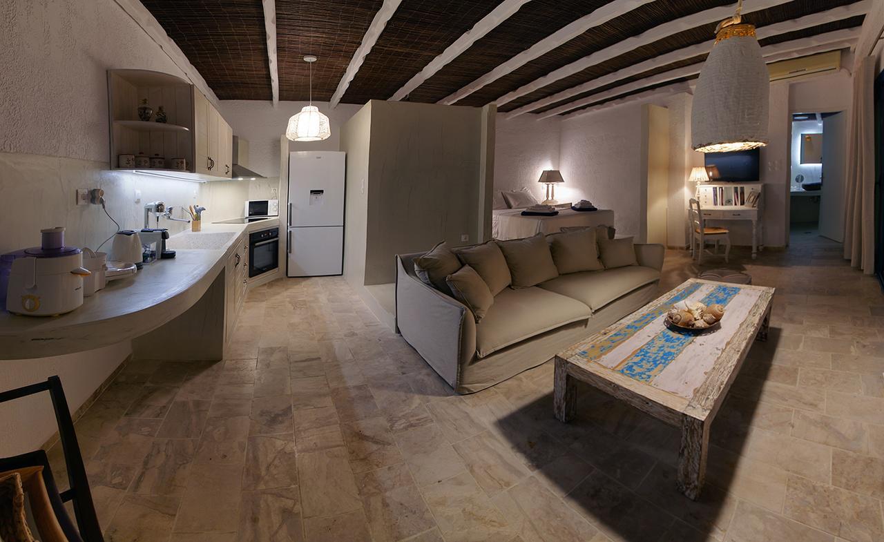 La Playa Boutique Apartments Myrties Bagian luar foto
