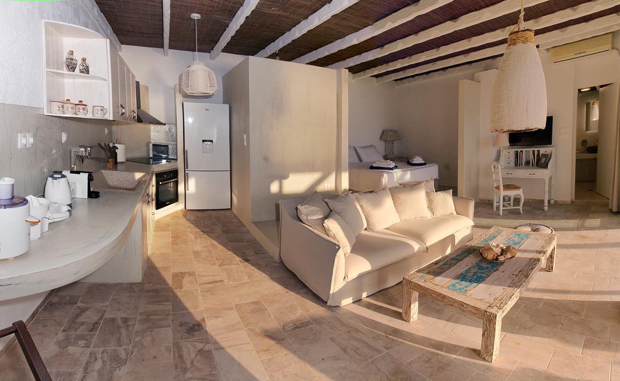 La Playa Boutique Apartments Myrties Bagian luar foto
