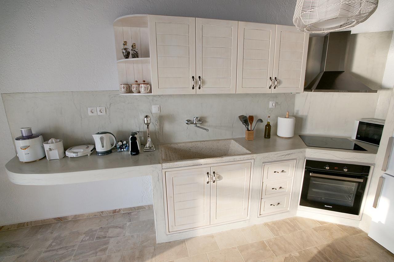 La Playa Boutique Apartments Myrties Bagian luar foto
