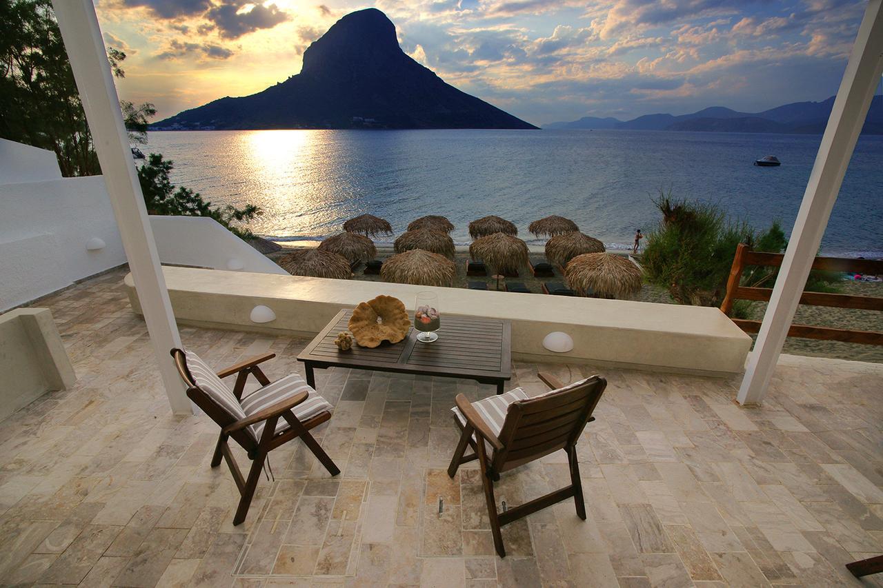 La Playa Boutique Apartments Myrties Bagian luar foto